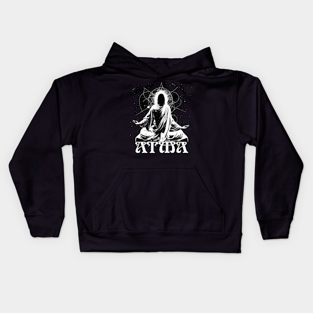 Atma - Higher Spiritual Self Kids Hoodie by AltrusianGrace